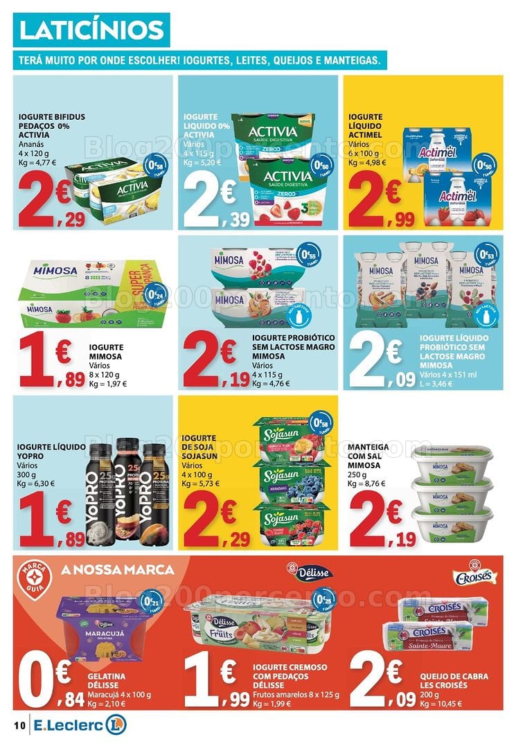 Antevisão Folheto E-LECLERC Promoções de 4 a 10 junho