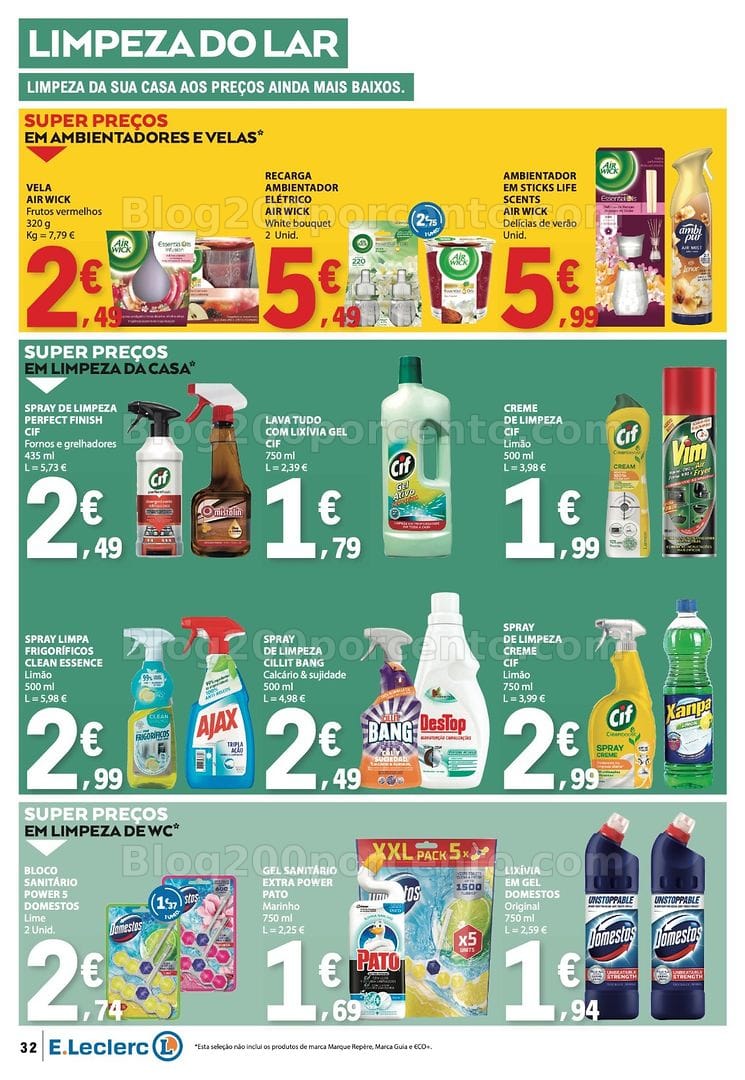 Antevisão Folheto E-LECLERC Promoções de 4 a 10 junho