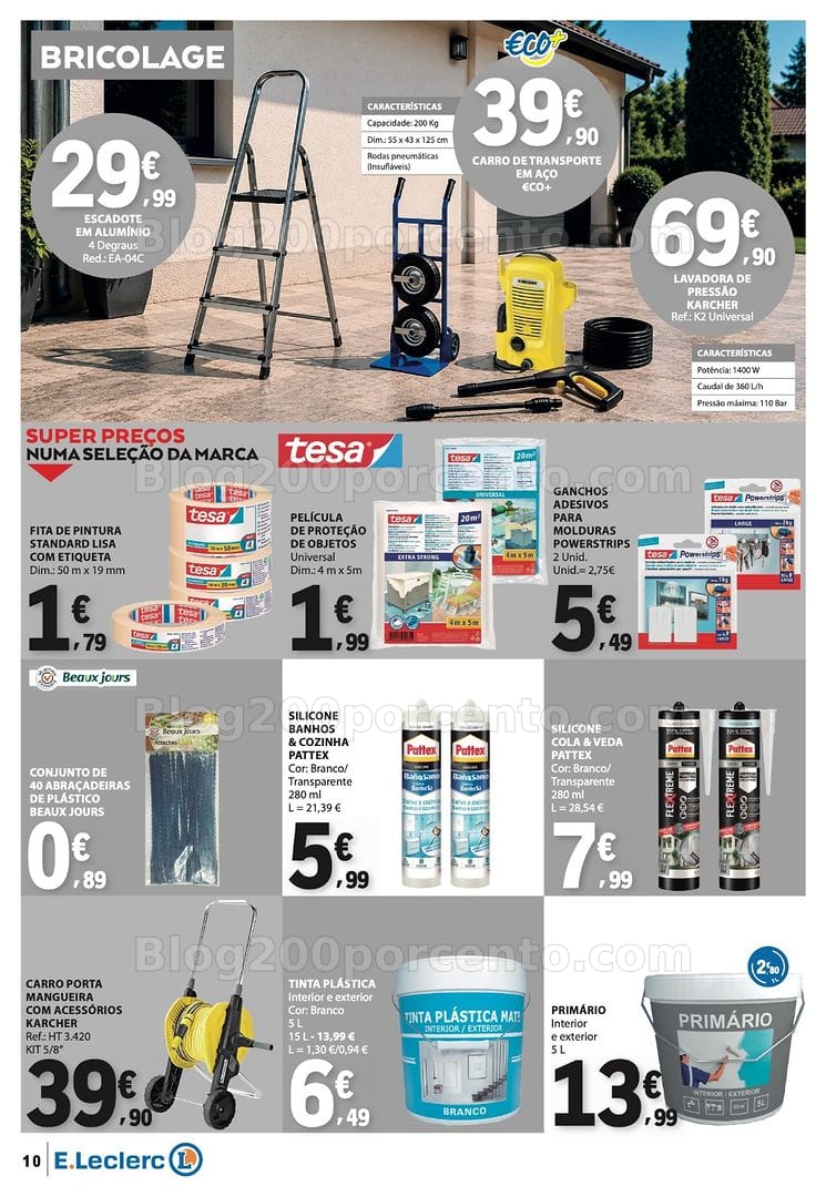 Antevisão Folheto E-LECLERC Bazar Grandes Oportunidades Promoções de 4 a 17 junho