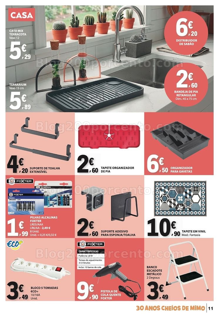 Antevisão Folheto E-LECLERC Bazar Grandes Oportunidades Promoções de 4 a 17 junho
