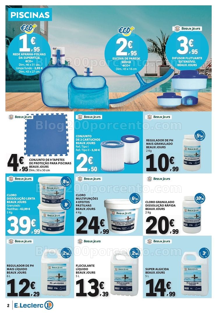 Antevisão Folheto E-LECLERC Bazar Grandes Oportunidades Promoções de 4 a 17 junho