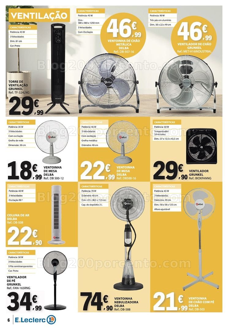 Antevisão Folheto E-LECLERC Bazar Grandes Oportunidades Promoções de 4 a 17 junho