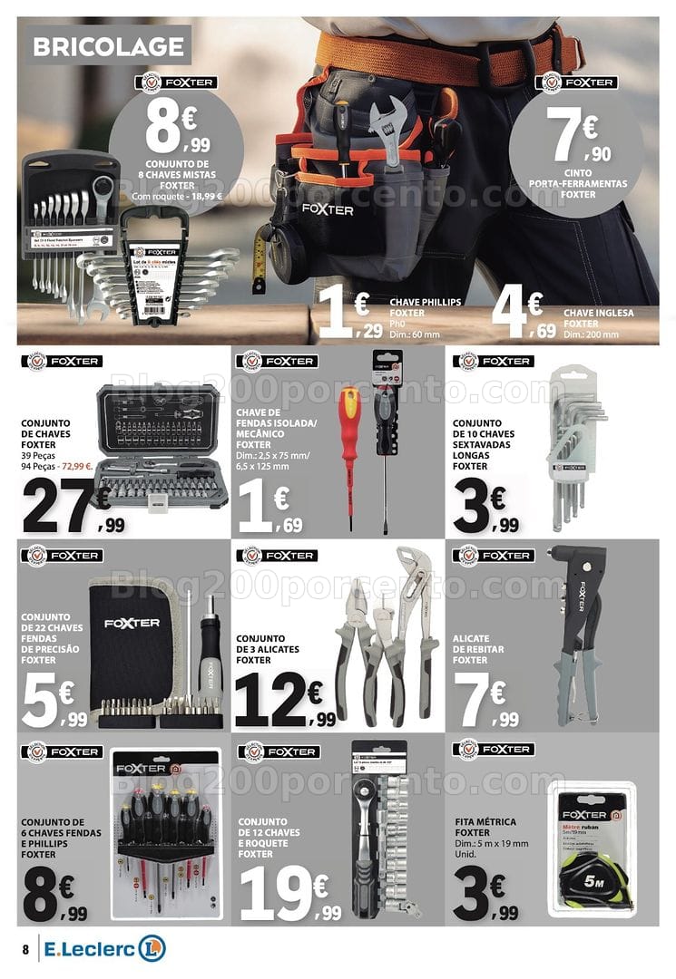 Antevisão Folheto E-LECLERC Bazar Grandes Oportunidades Promoções de 4 a 17 junho