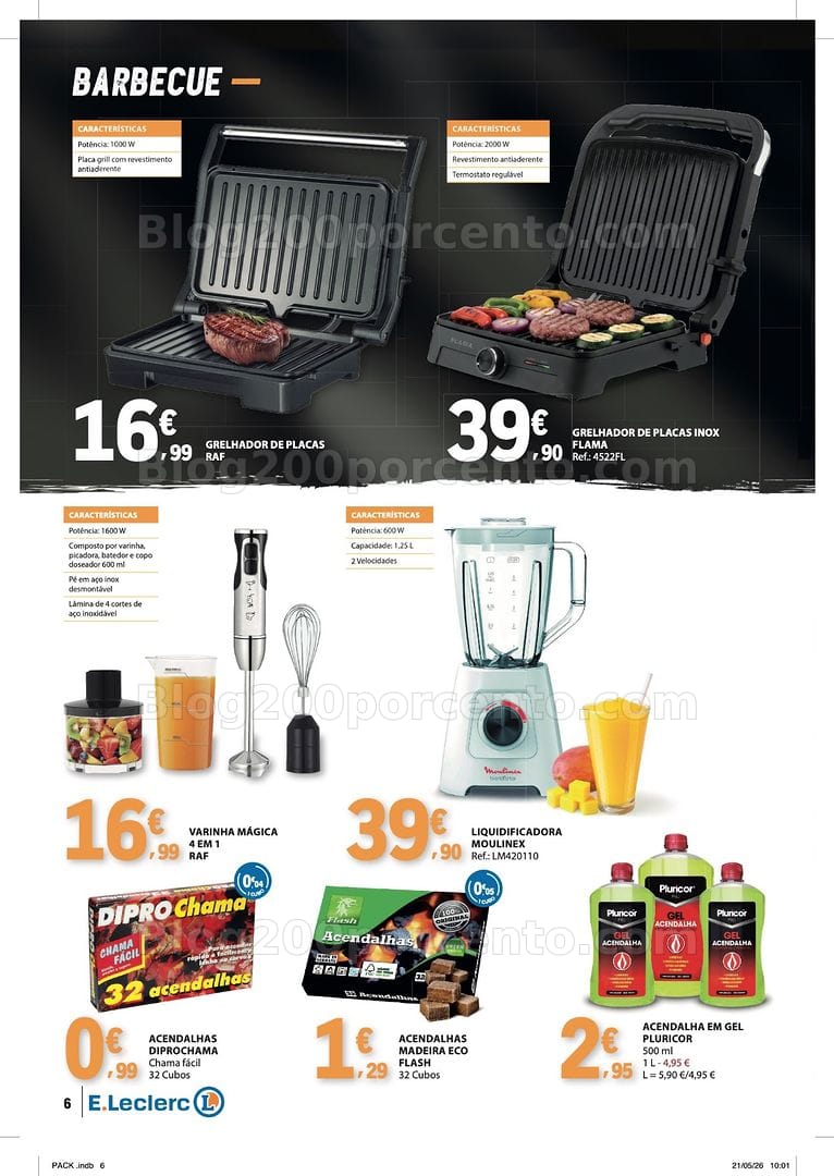 Antevisão Folheto E-LECLERC Especial Churrascos Promoções de 2 a 14 junho