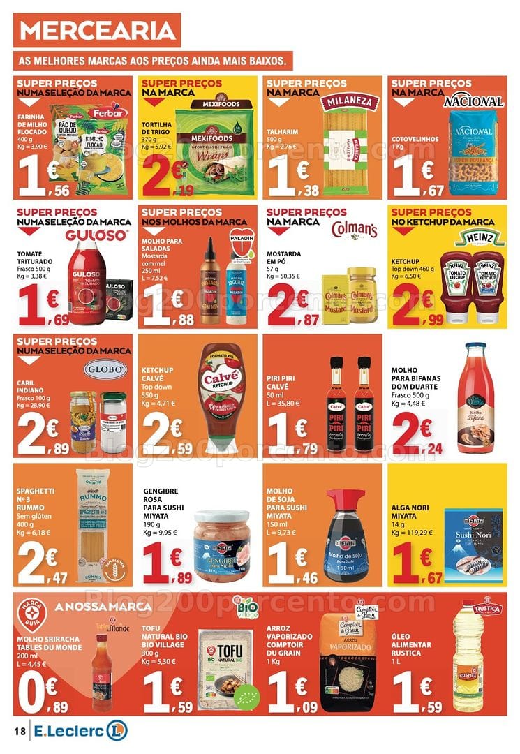 Antevisão Folheto E-LECLERC Promoções de 25 junho a 1 julho