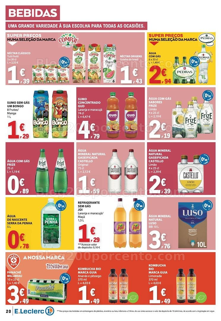 Antevisão Folheto E-LECLERC Promoções de 25 junho a 1 julho