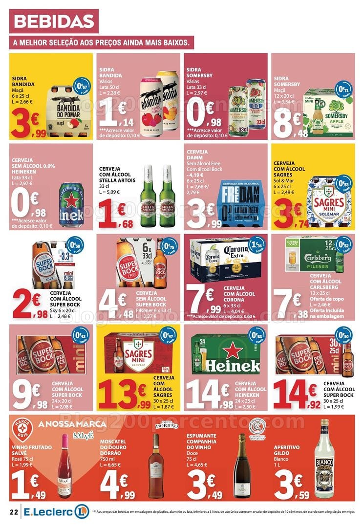 Antevisão Folheto E-LECLERC Promoções de 25 junho a 1 julho