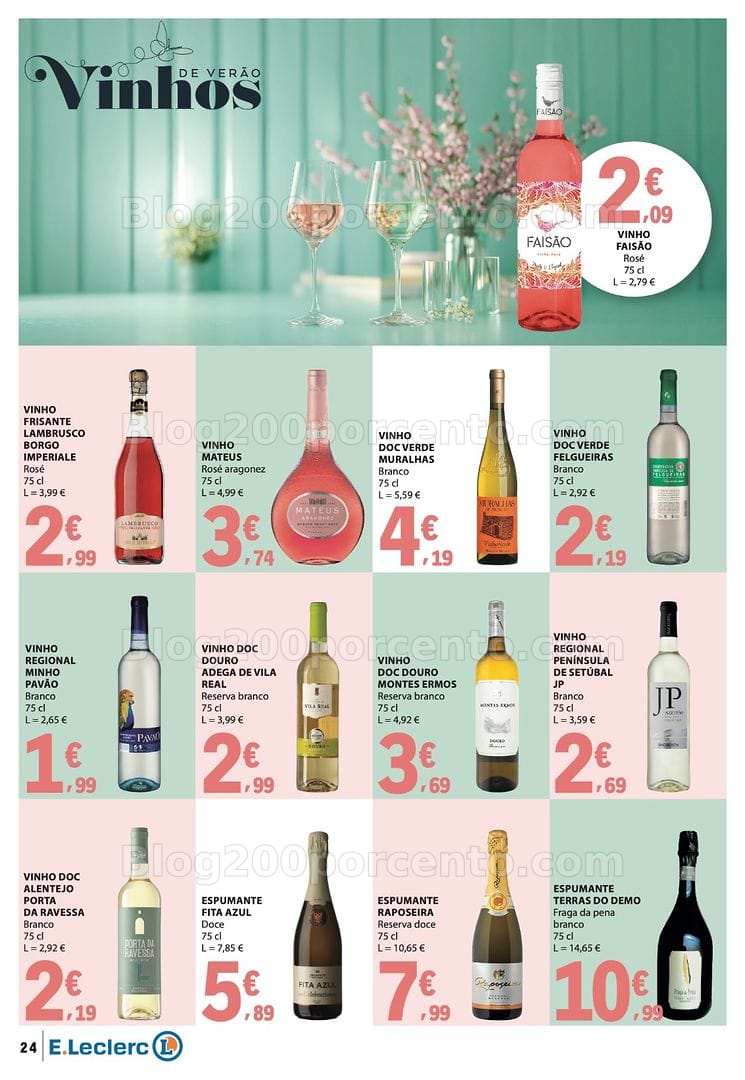 Antevisão Folheto E-LECLERC Promoções de 25 junho a 1 julho