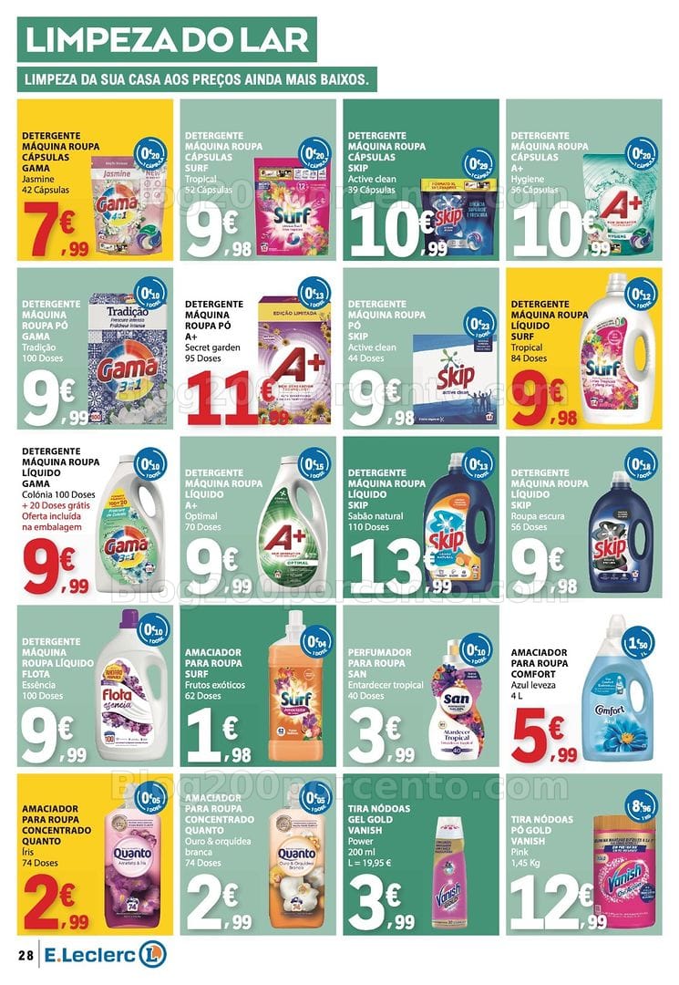 Antevisão Folheto E-LECLERC Promoções de 25 junho a 1 julho