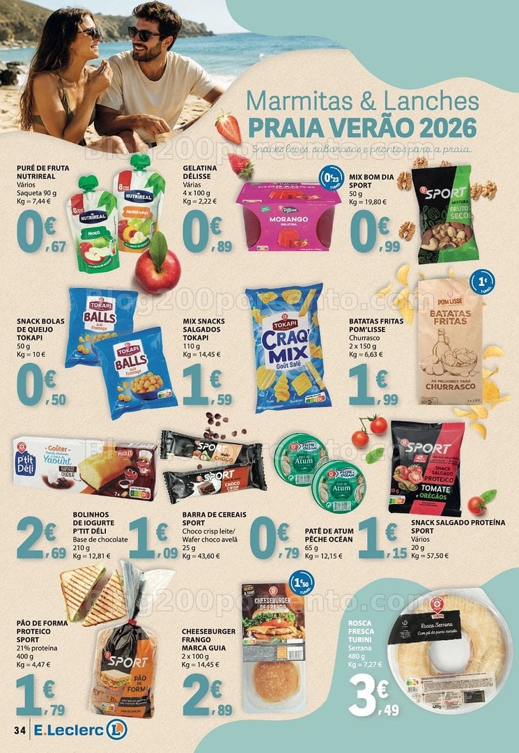 Antevisão Folheto E-LECLERC Promoções de 25 junho a 1 julho