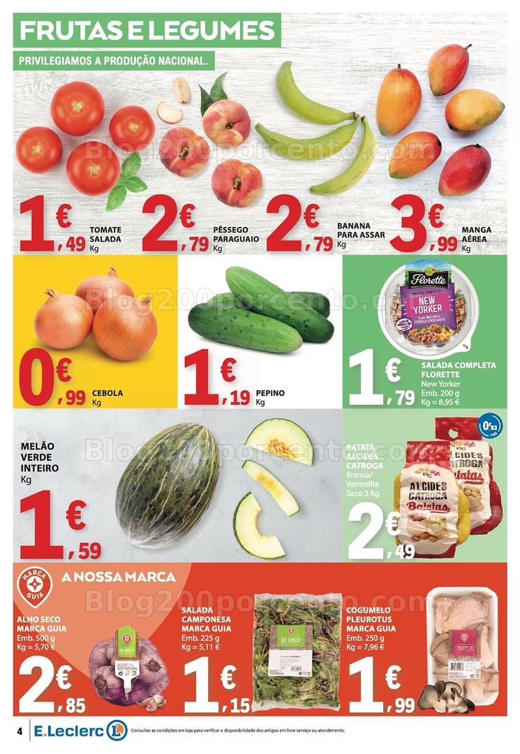 Antevisão Folheto E-LECLERC Promoções de 25 junho a 1 julho