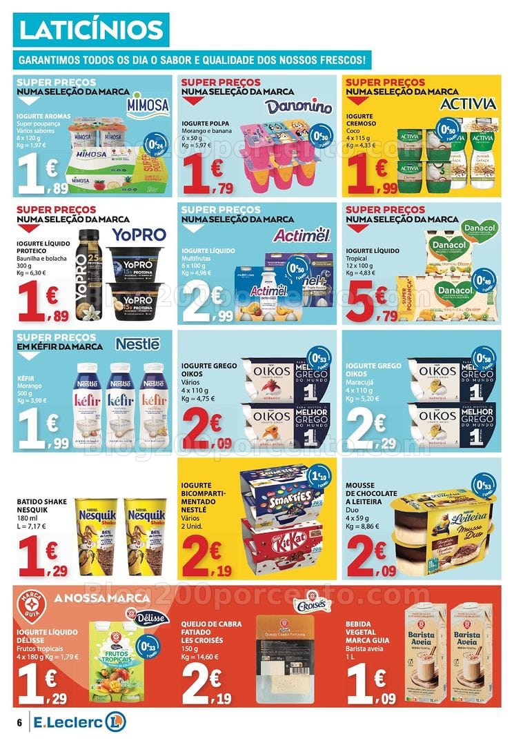 Antevisão Folheto E-LECLERC Promoções de 25 junho a 1 julho