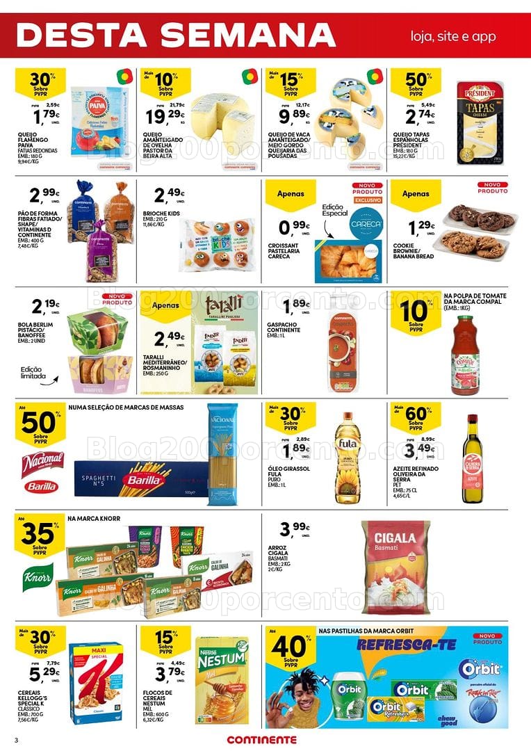 Antevisão Folheto CONTINENTE Fim de Semana Promoções de 5 a 8 junho - Edição Digital