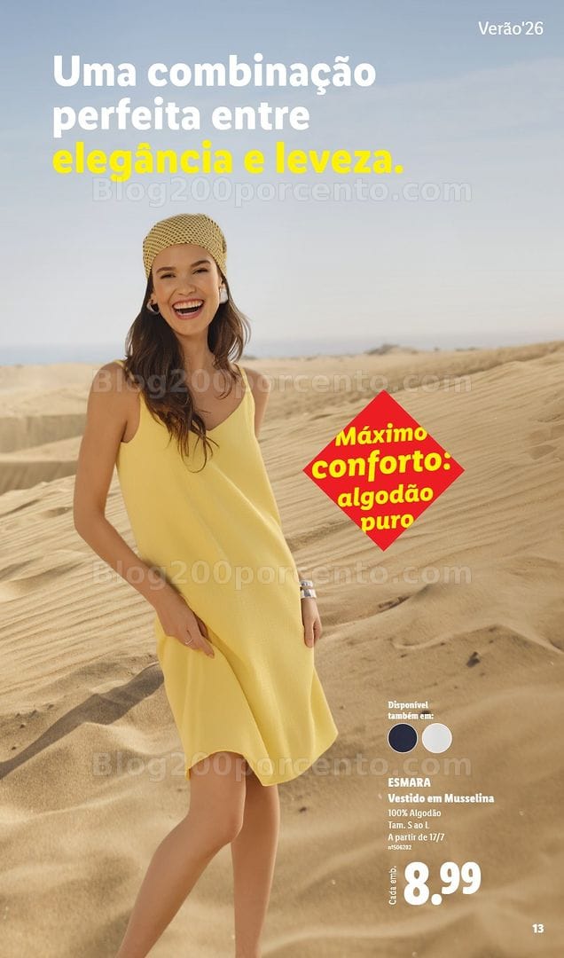 Antevisão Folheto LIDL Esmara Verão Promoções a partir de 12 junho