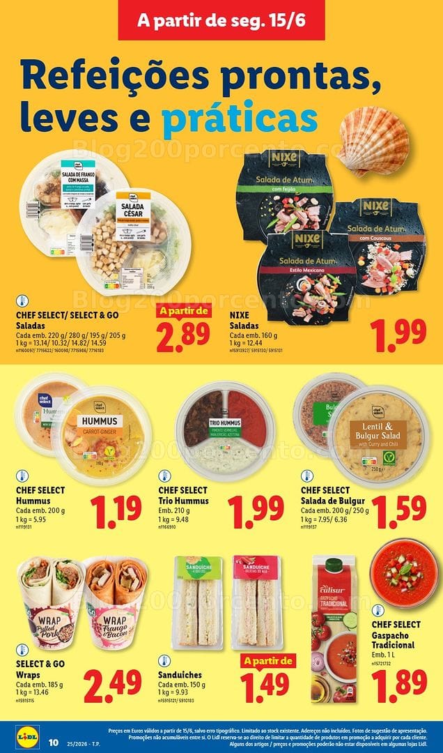 Antevisão Folheto LIDL Especial Verão Promoções a partir de 15 junho