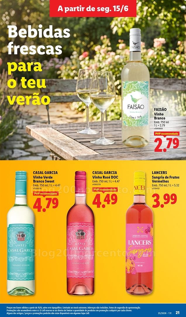 Antevisão Folheto LIDL Especial Verão Promoções a partir de 15 junho