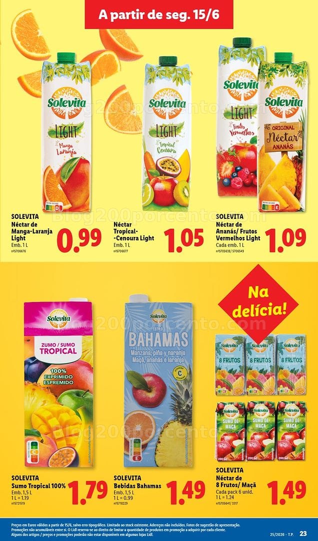 Antevisão Folheto LIDL Especial Verão Promoções a partir de 15 junho