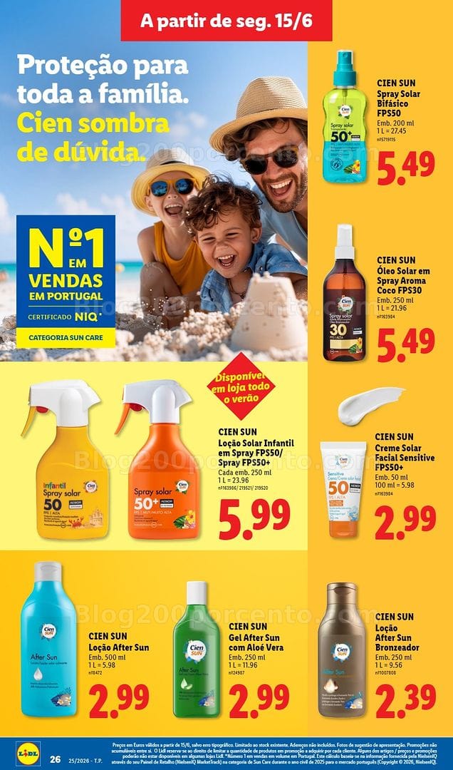Antevisão Folheto LIDL Especial Verão Promoções a partir de 15 junho