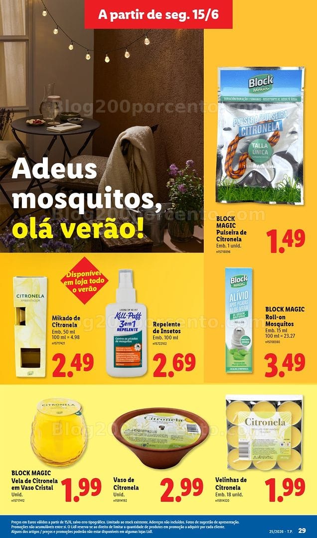 Antevisão Folheto LIDL Especial Verão Promoções a partir de 15 junho