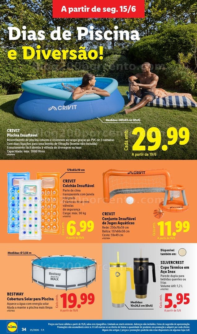 Antevisão Folheto LIDL Especial Verão Promoções a partir de 15 junho