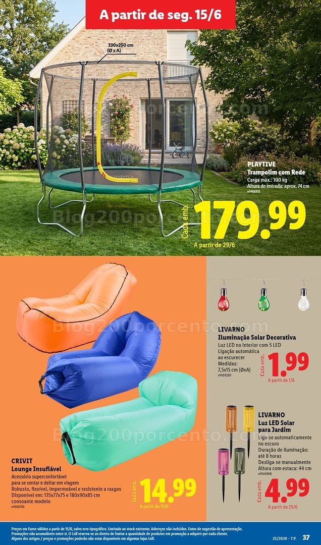 Antevisão Folheto LIDL Especial Verão Promoções a partir de 15 junho