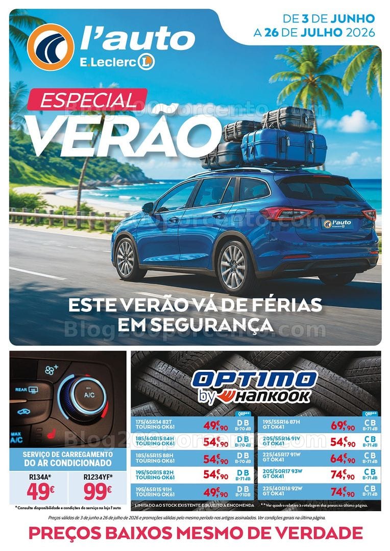 Antevisão Folheto E-LECLERC Auto Promoções de 3 junho a 26 julho