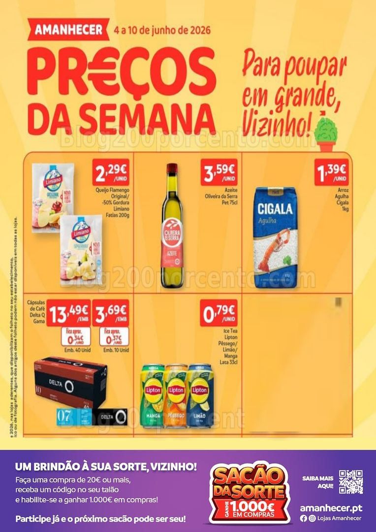 Antevisão Folheto AMANHECER Promoções de 4 a 10 junho