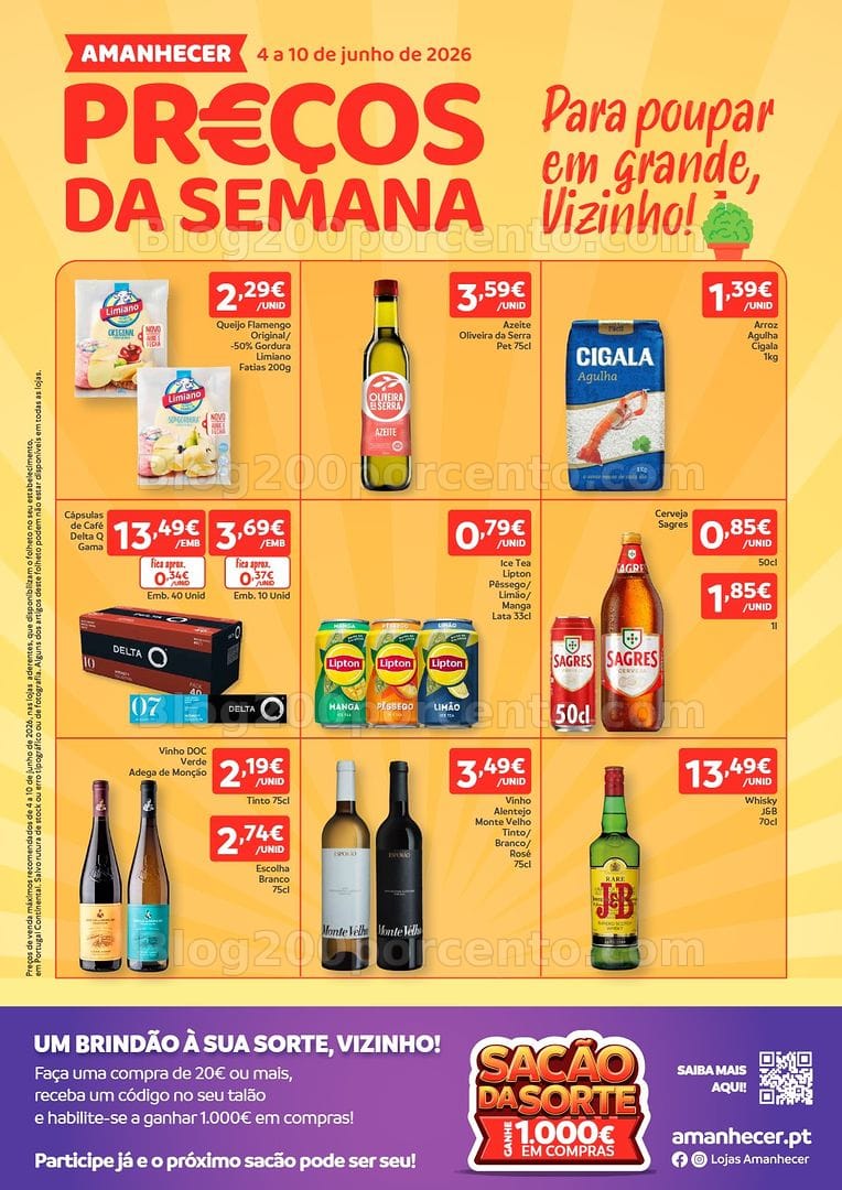 Antevisão Folheto AMANHECER Promoções de 4 a 10 junho