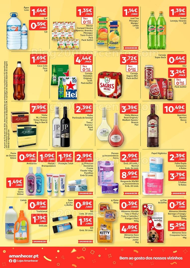 Antevisão Folheto AMANHECER Promoções de 4 a 10 junho
