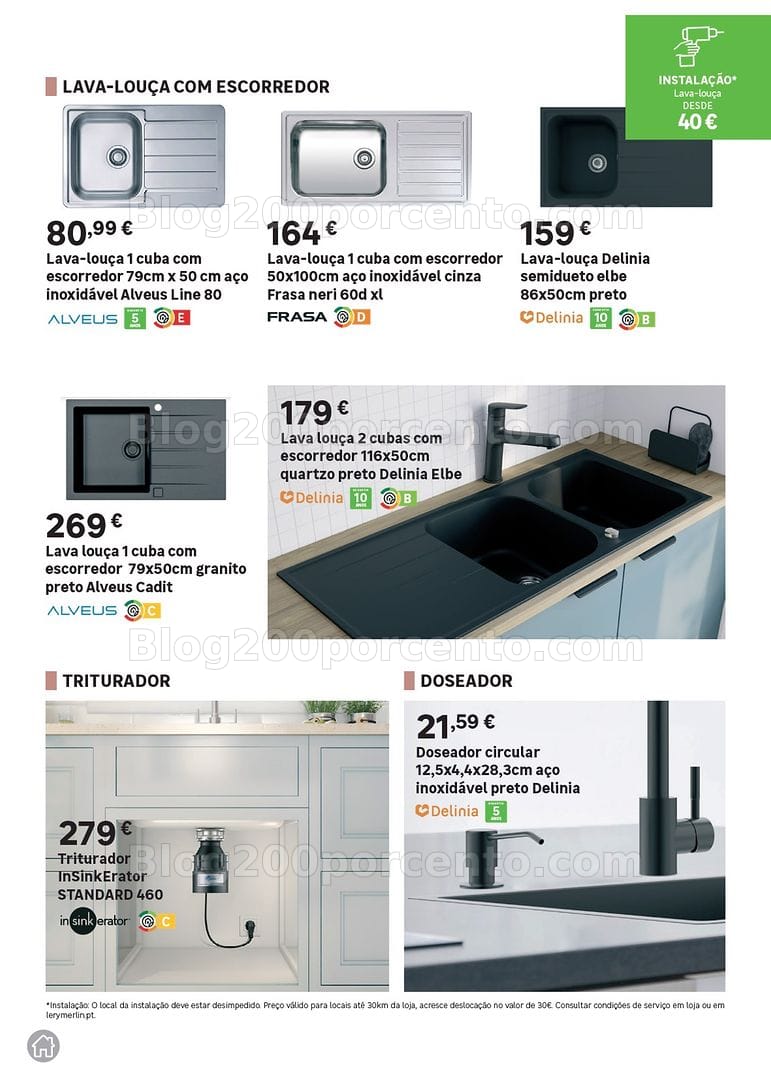 Antevisão Folheto LEROY MERLIN Especial Cozinhas Promoções até 28 julho