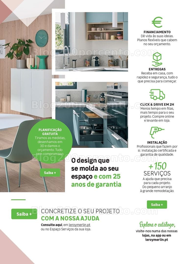 Antevisão Folheto LEROY MERLIN Especial Cozinhas Promoções até 28 julho