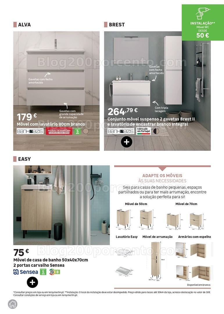 Antevisão Folheto LEROY MERLIN Especial Casa de Banho Promoções até 28 julho
