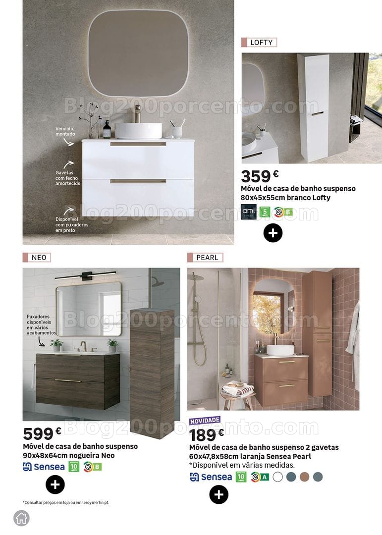 Antevisão Folheto LEROY MERLIN Especial Casa de Banho Promoções até 28 julho