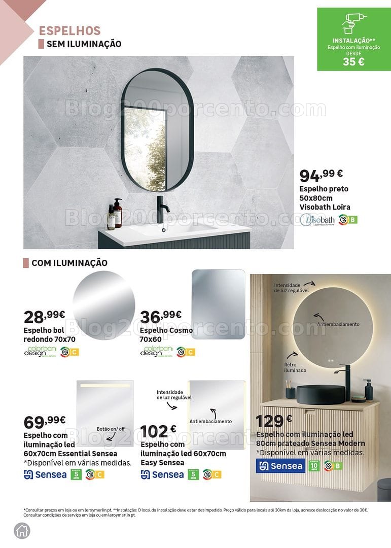 Antevisão Folheto LEROY MERLIN Especial Casa de Banho Promoções até 28 julho