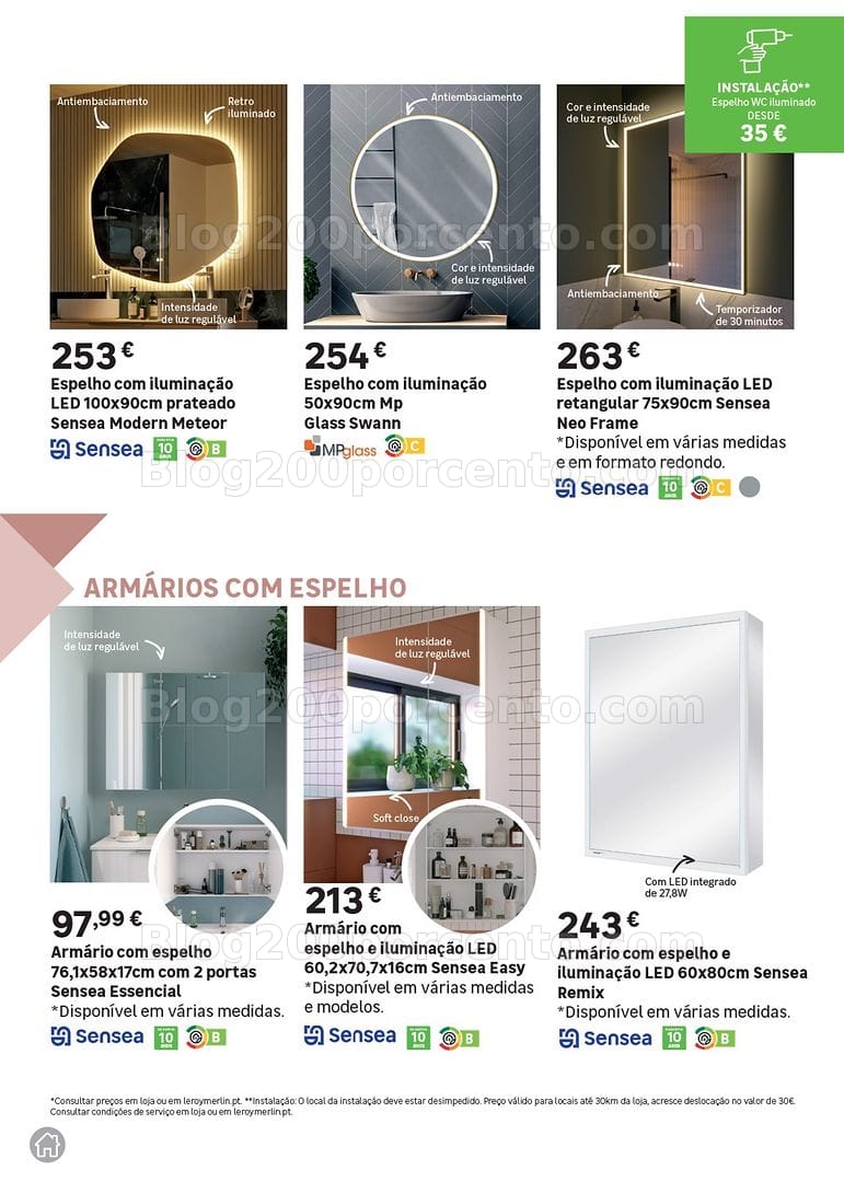 Antevisão Folheto LEROY MERLIN Especial Casa de Banho Promoções até 28 julho