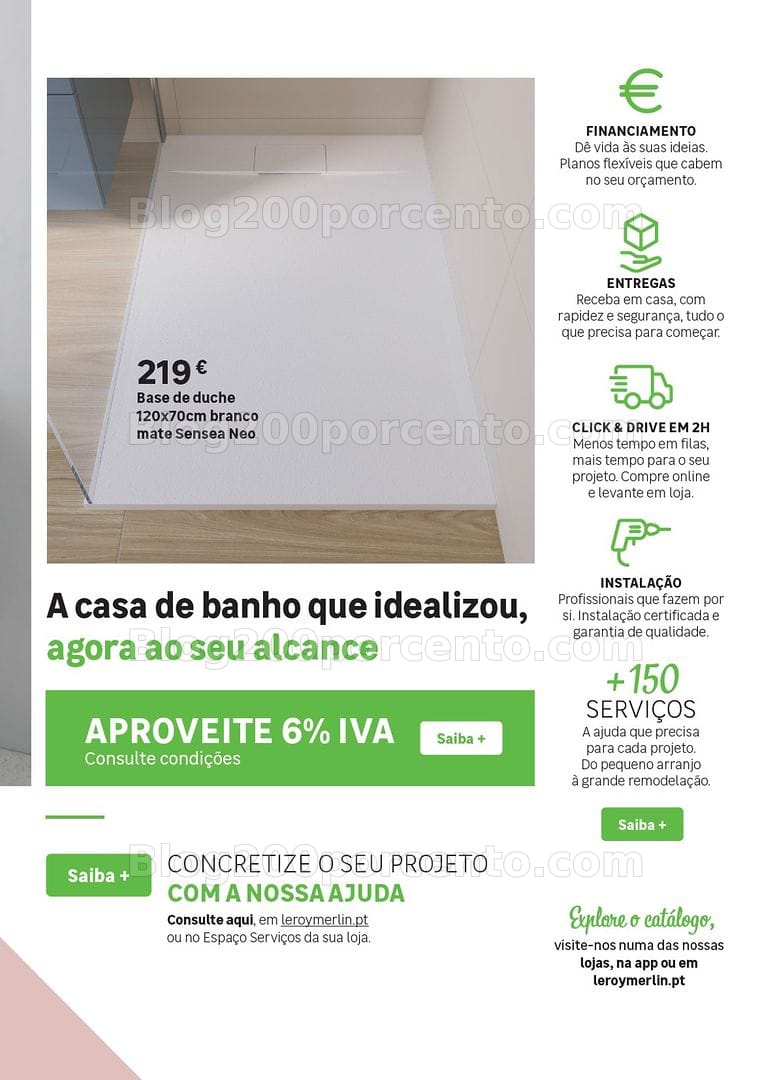 Antevisão Folheto LEROY MERLIN Especial Casa de Banho Promoções até 28 julho