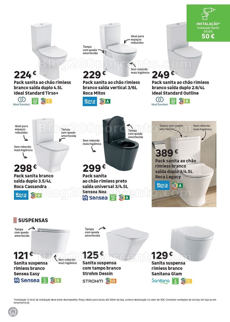 Antevisão Folheto LEROY MERLIN Especial Casa de Banho Promoções até 28 julho
