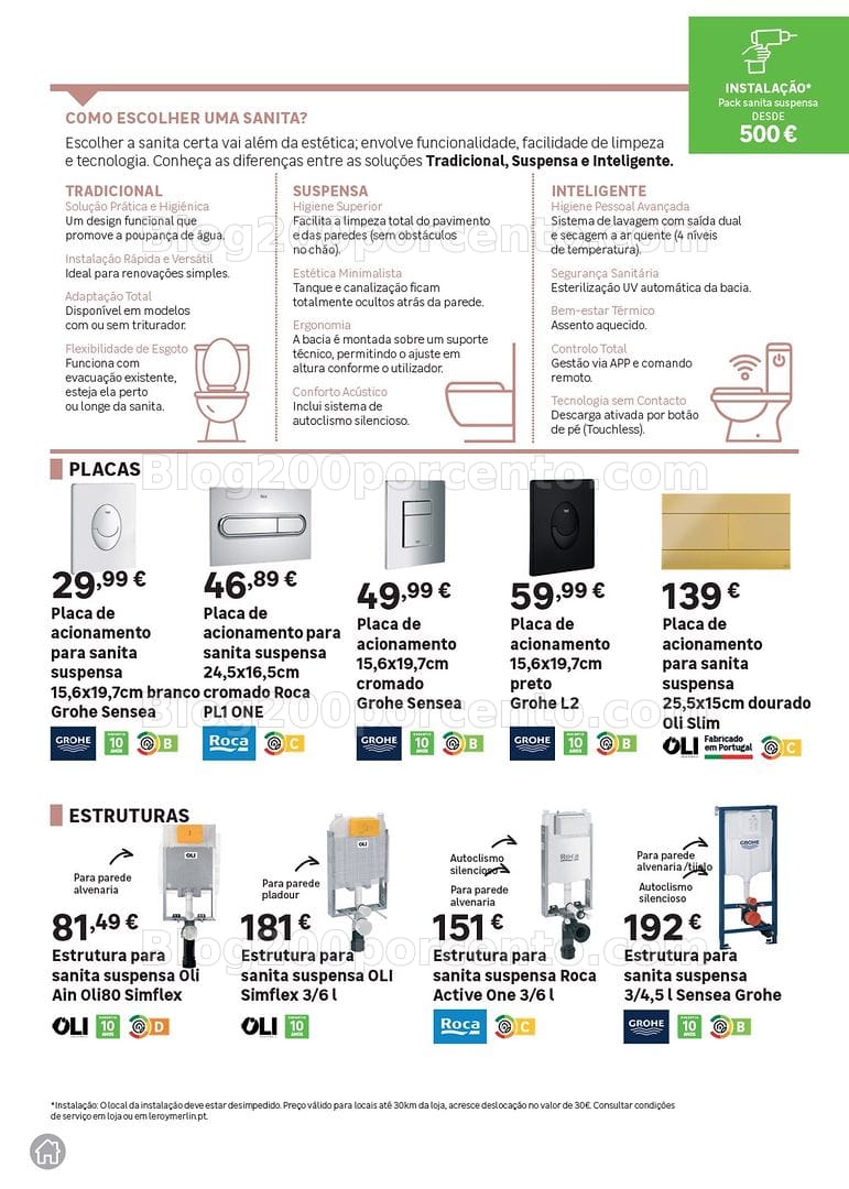 Antevisão Folheto LEROY MERLIN Especial Casa de Banho Promoções até 28 julho