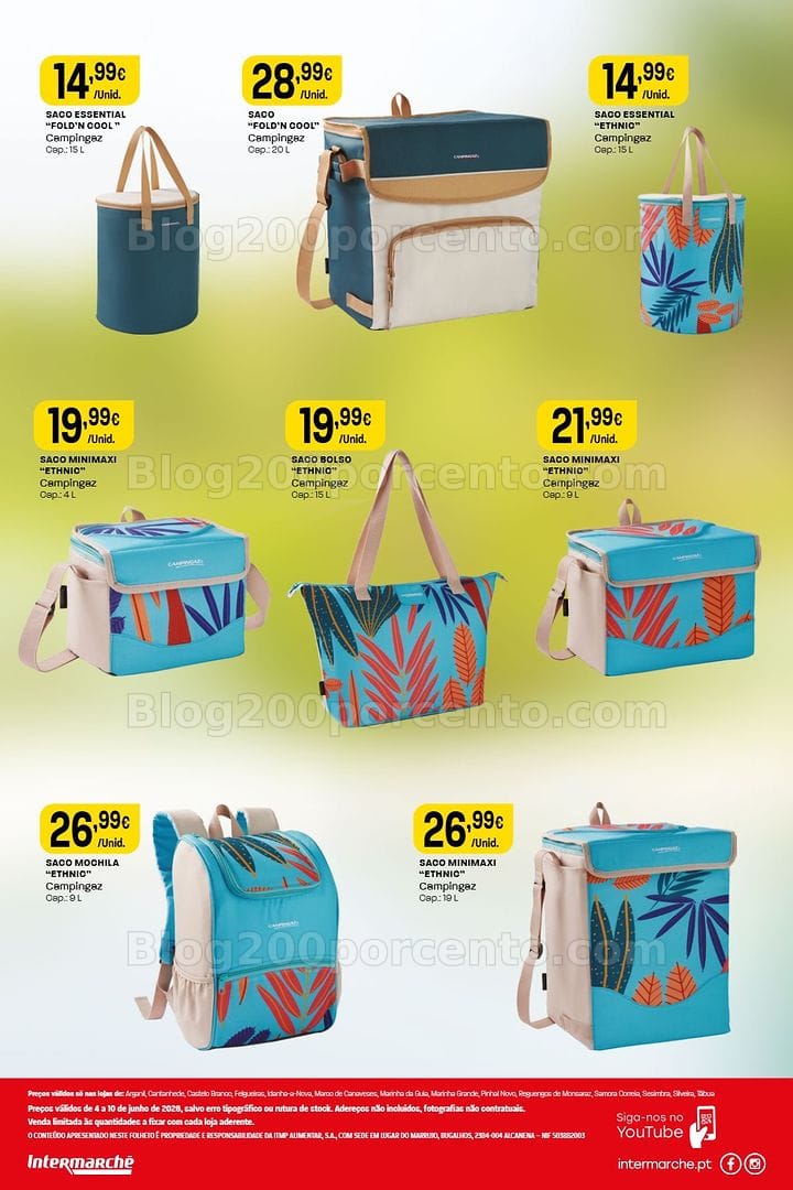 Antevisão Folheto INTERMARCHÉ Geleiras e Fogareiros Promoções de 4 a 10 junho