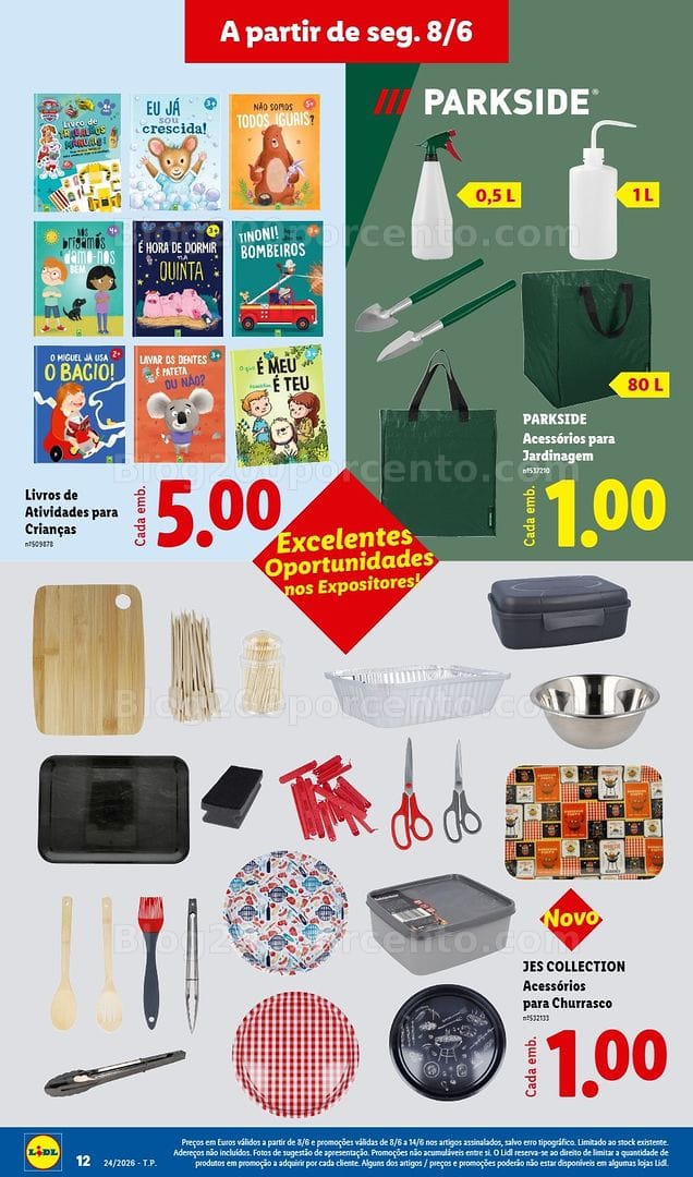 Antevisão Folheto LIDL Bazar Promoções de 8 a 18 junho