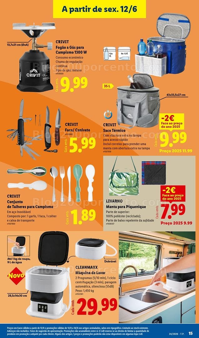 Antevisão Folheto LIDL Bazar Promoções de 8 a 18 junho