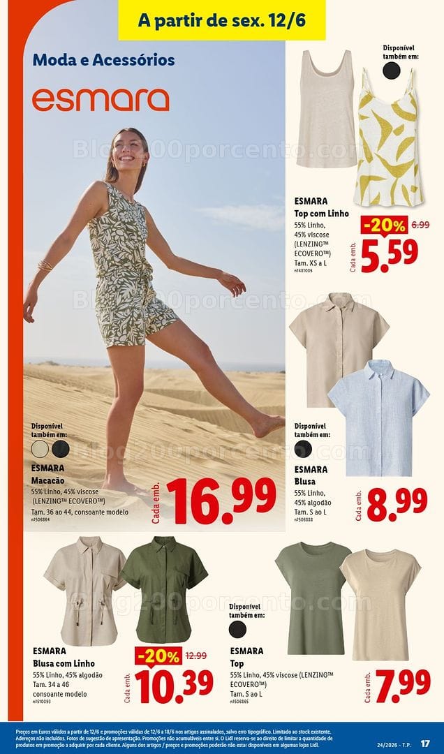 Antevisão Folheto LIDL Bazar Promoções de 12 a 18 junho
