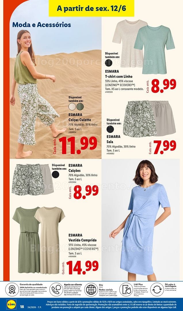 Antevisão Folheto LIDL Bazar Promoções de 8 a 18 junho