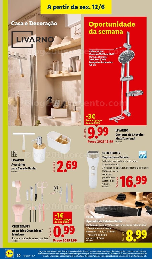 Antevisão Folheto LIDL Bazar Promoções de 8 a 18 junho
