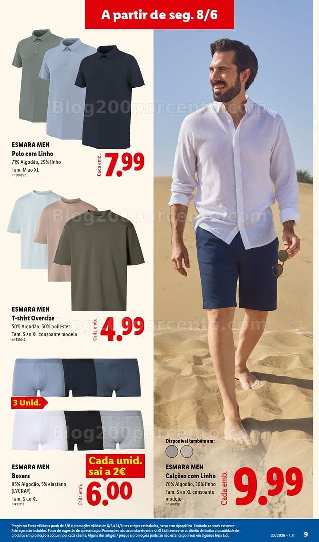 Antevisão Folheto LIDL Bazar Promoções de 8 a 18 junho