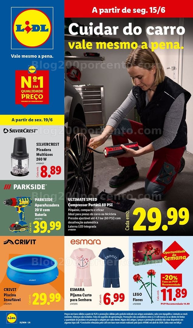 Antevisão Folheto LIDL Bazar Promoções de 15 a 25 junho