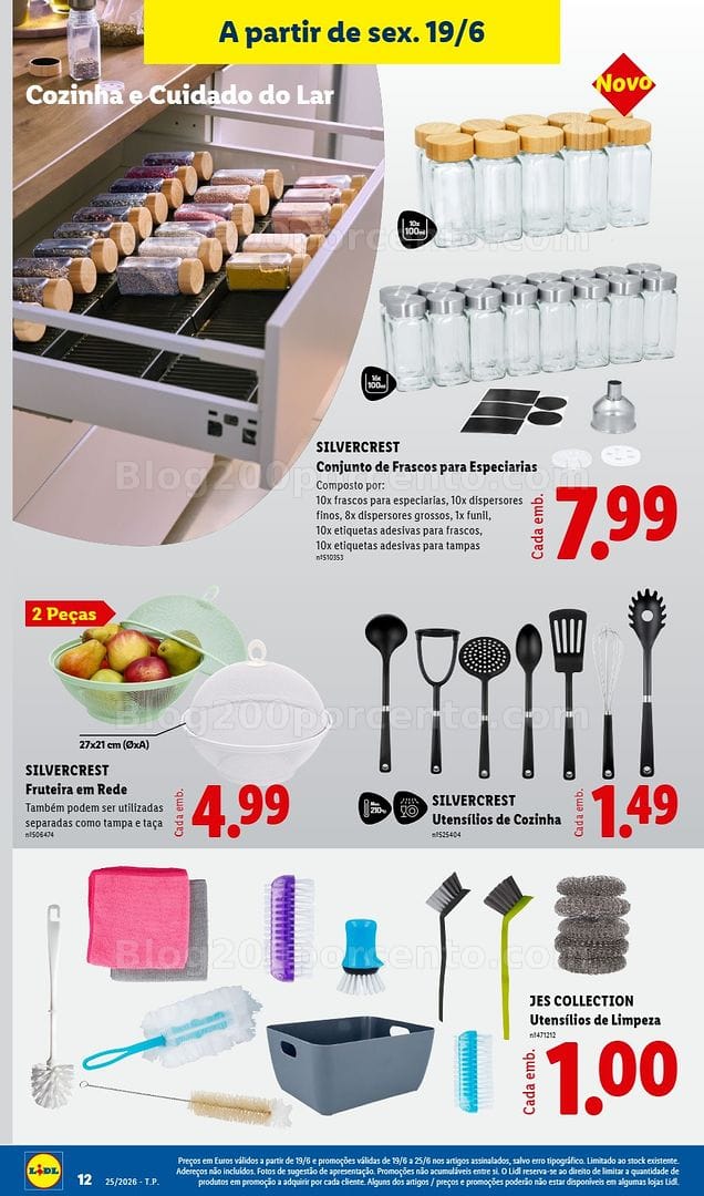 Antevisão Folheto LIDL Bazar Promoções de 15 a 25 junho