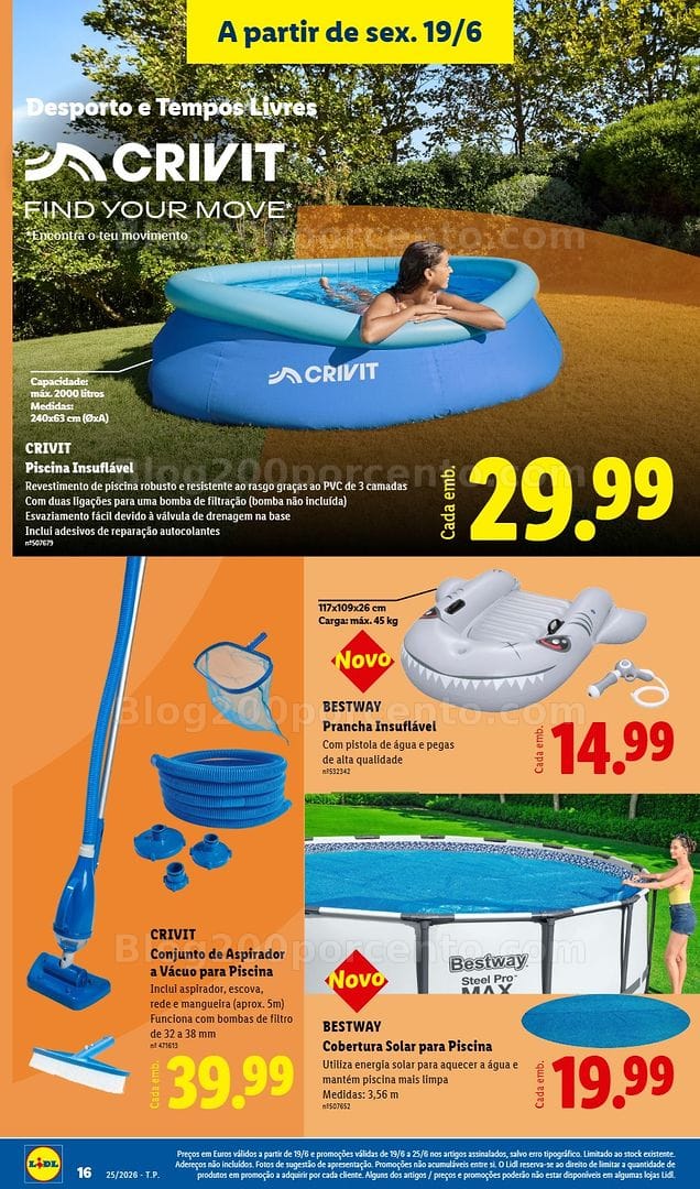 Antevisão Folheto LIDL Bazar Promoções de 15 a 25 junho