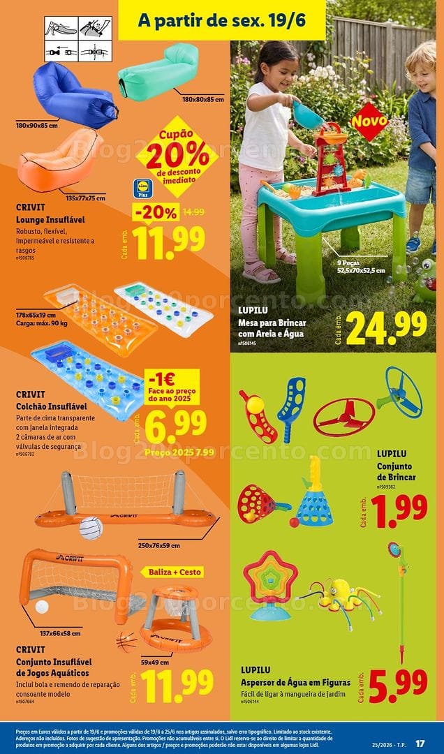Antevisão Folheto LIDL Bazar Promoções de 15 a 25 junho