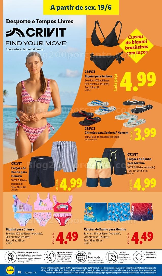 Antevisão Folheto LIDL Bazar Promoções de 15 a 25 junho